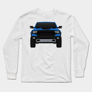 Ram Blue + Black Long Sleeve T-Shirt